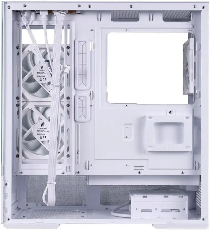 Корпус 1stPlayer CV7 ARGB CV7-WH-2FAR-W-2FH7R-W-1FH7-W (белый) – фото товара