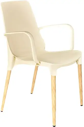 Кресло Sheffilton SHT-S76-1 (бежевый/светлый орех) – изображение в каталоге