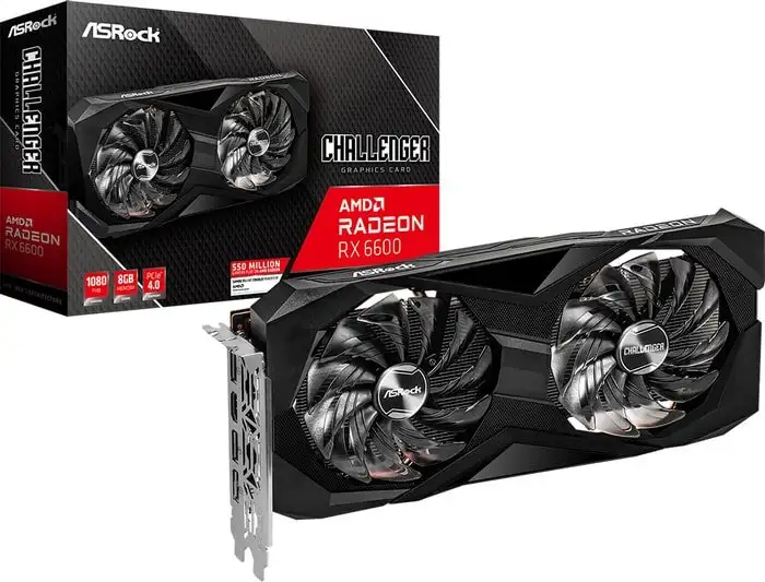 Видеокарта ASRock Radeon RX 6600 Challenger D 8GB RX6600 CLD 8G – фото товара