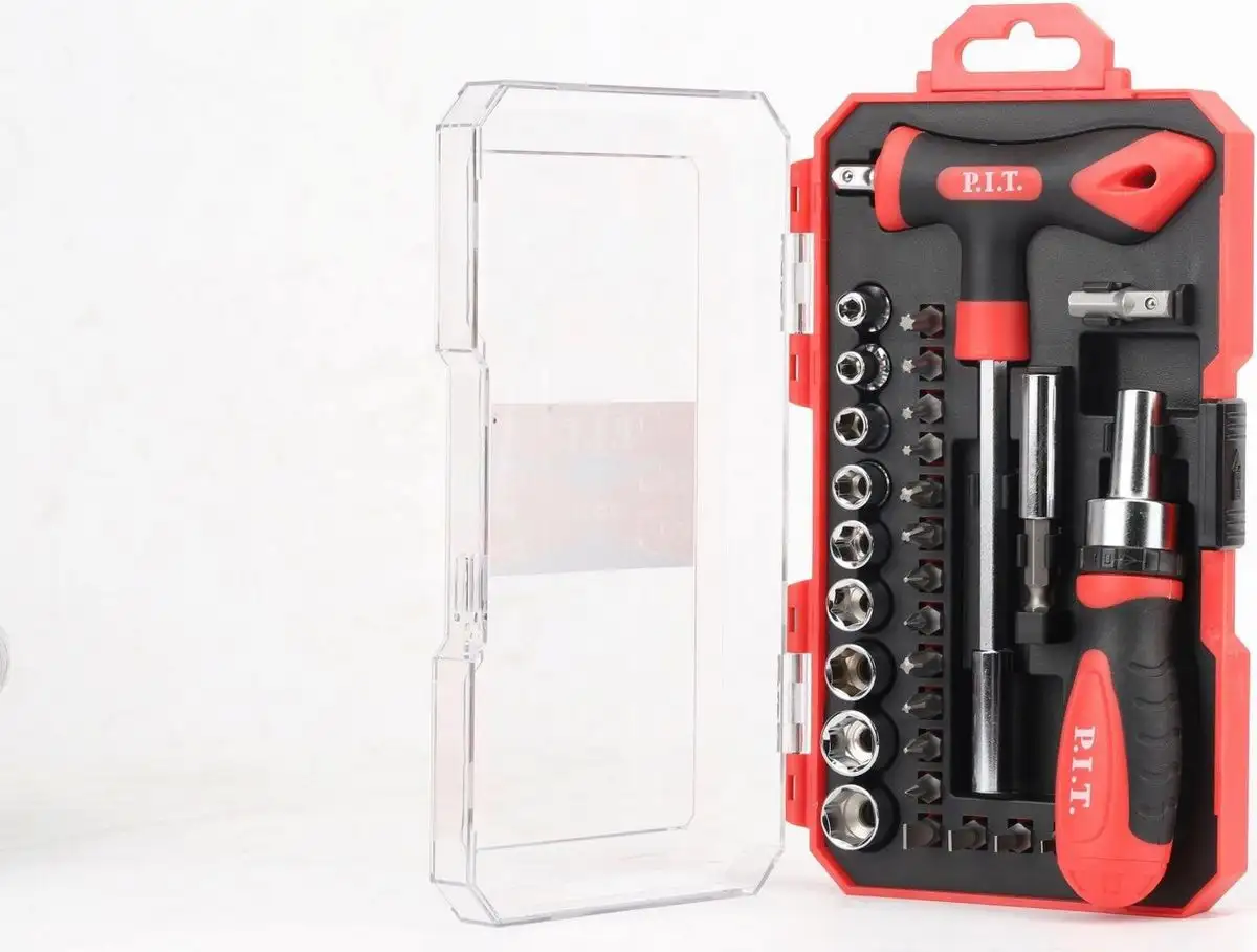 Набор отвертка с битами и головками P.I.T. Advance HSDR04-0029T (29 предметов) – фото товара