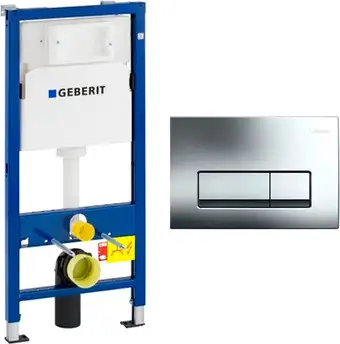 Инсталляция для унитаза Geberit DuoFix Delta50 458.103.00.1+115.119.21.1