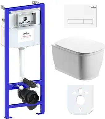 Унитаз Lavinia Boho Relfix Bell Pro Rimless 6 в 1 77040037 - изображение в каталоге