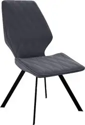 Стул Трия Матэо (черный муар/микровелюр Brendy Graphite) – изображение в каталоге