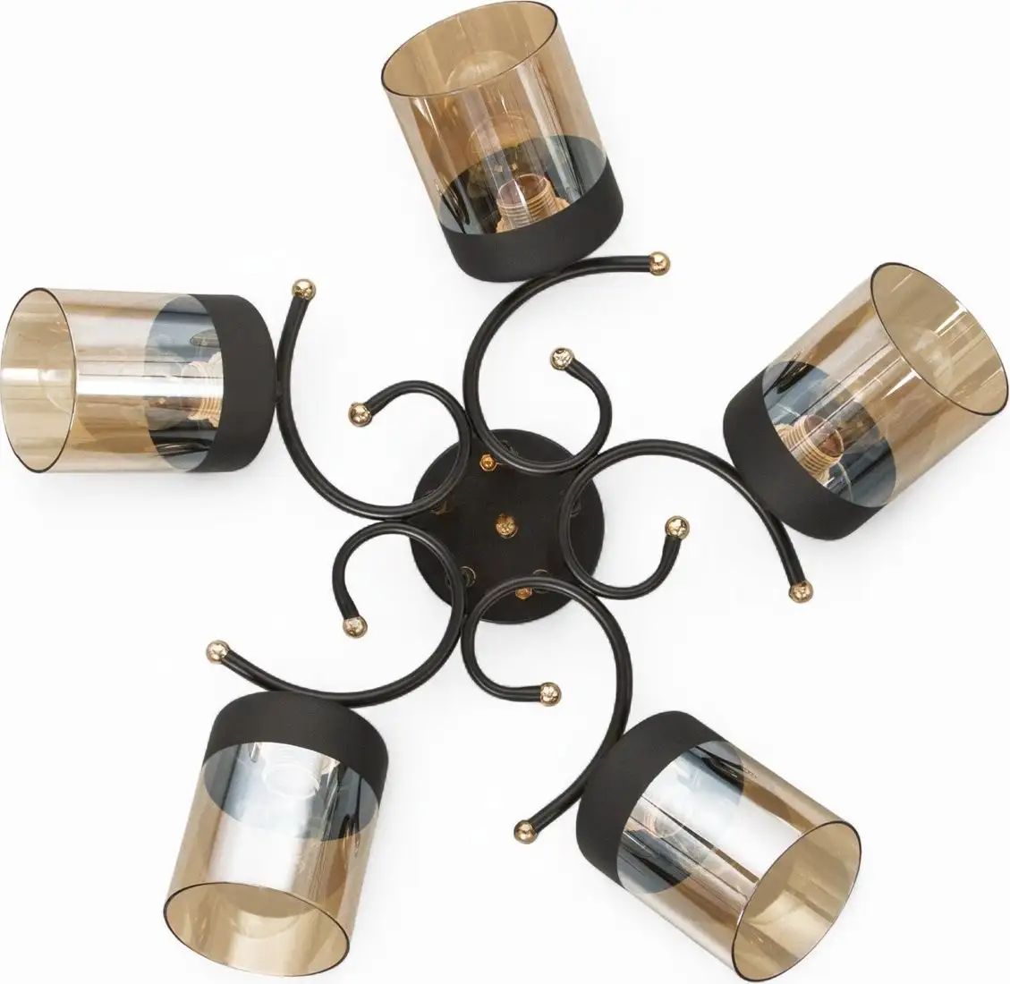 Люстра средней высоты BayerLux Элла 9717734 (черный) – фото товара