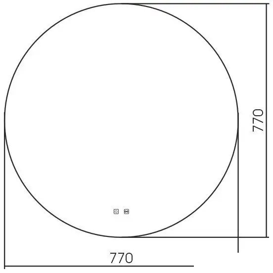 Silver Mirrors Зеркало Саванна-Р D770 LED-00002746 – фото товара