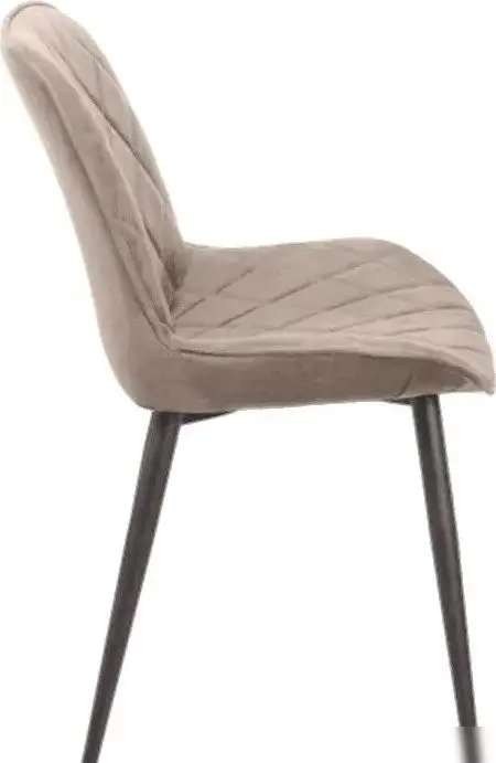 Стул СоюзРегионПоставка Аура каркас Муар черный, велюр (Velluto 03 мика) СРП-032 – фото товара