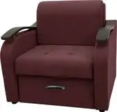 Кресло Сириус Лидер-2 НПБ 95x110 (Eva 15 велюр темно-бордовый) – изображение в каталоге