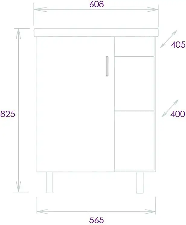 Onika Тумба под умывальник Тимбер 50 (105035) – фото товара