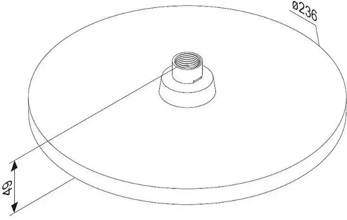 Верхний душ Damixa Apollo 947050300 - фото товара