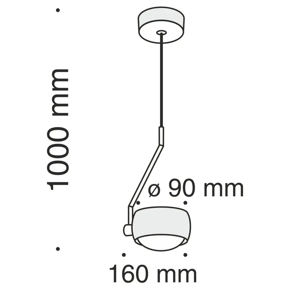 Подвесная люстра Technical MOD072PL-L8W3K – фото товара