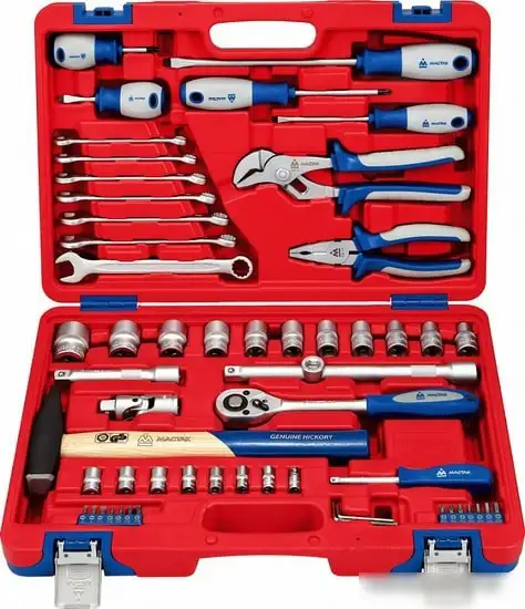 Универсальный набор инструментов Мастак 01-058C (58 предметов) – фото товара