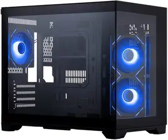 Корпус 1stPlayer Megaview MV6-TP ARGB (черный) – изображение в каталоге