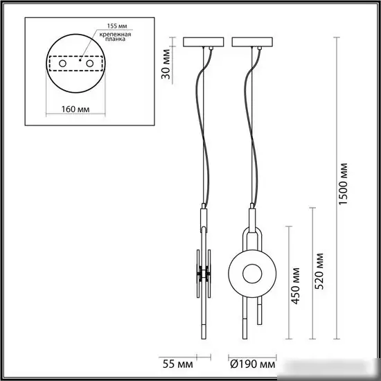Подвесная люстра Odeon Light Magnet 5407/12L – фото товара