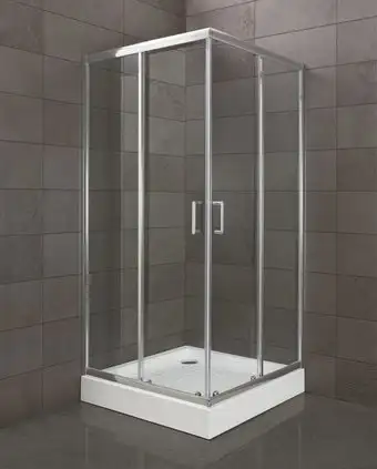 Душевой уголок BelBagno UNO-195-A-2-95-C-Cr (прозрачное стекло) - изображение в каталоге