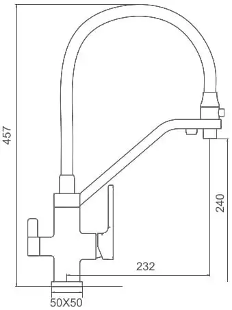 Смеситель Gappo G4317-6 - фото товара
