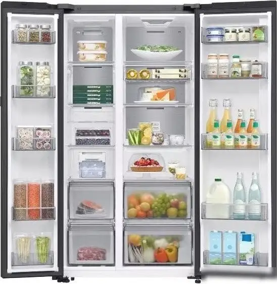 Холодильник side by side Samsung RS80F65M1BWR - фото товара