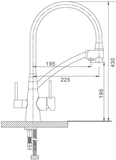 Смеситель Gappo G4398-19 - фото товара