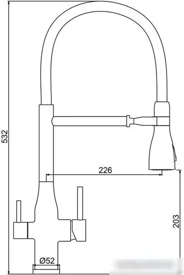 Смеситель Gappo G4399-76 - фото товара