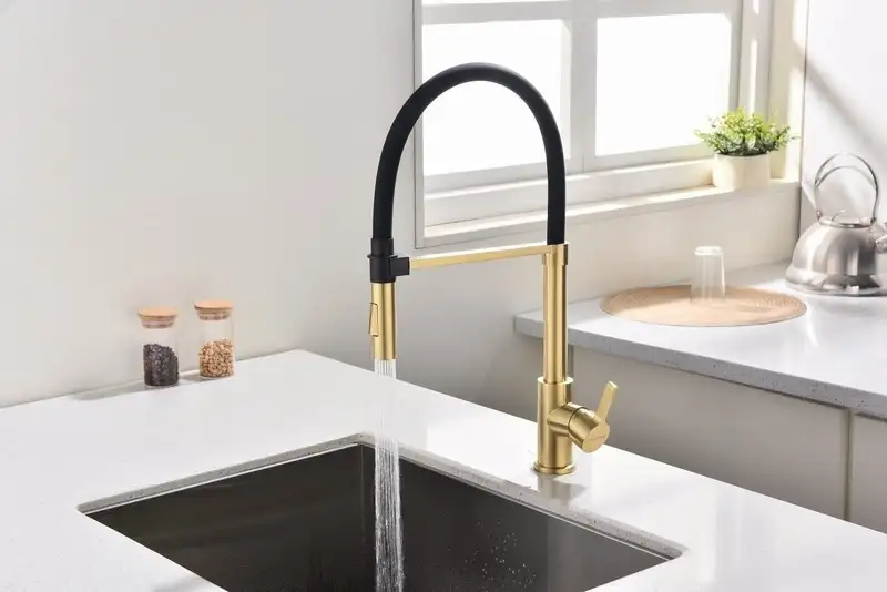 Смеситель Paulmark HA214021-SBG (золото/светлое брашироанное золото) - фото товара