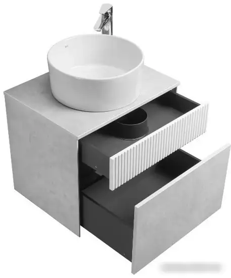 Акватон Тумба под умывальник Марбл Слэйт 60 1A276101MH4C0 – фото товара