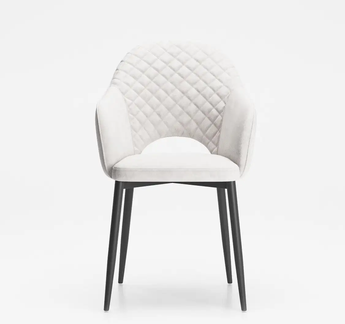 Стул с подлокотниками Табурет Кристи (бренди 02/каркас черный) – фото товара