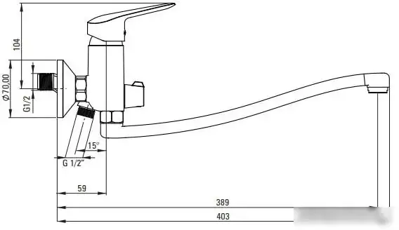 Смеситель Deante Boro BMO 057M - фото товара