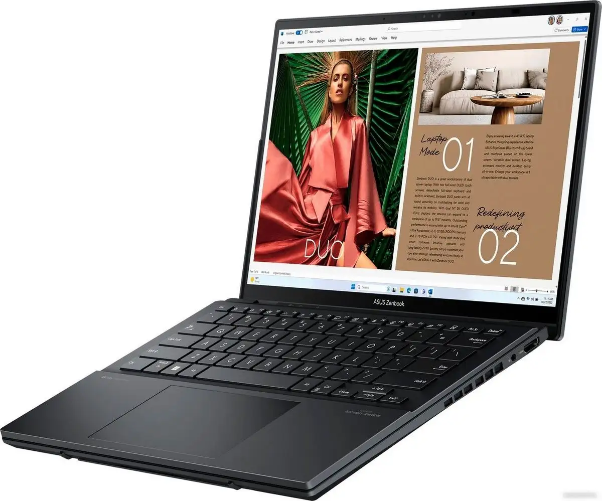 Рабочая станция ASUS Zenbook 14 Duo OLED UX8406CA-QL345X – фото товара