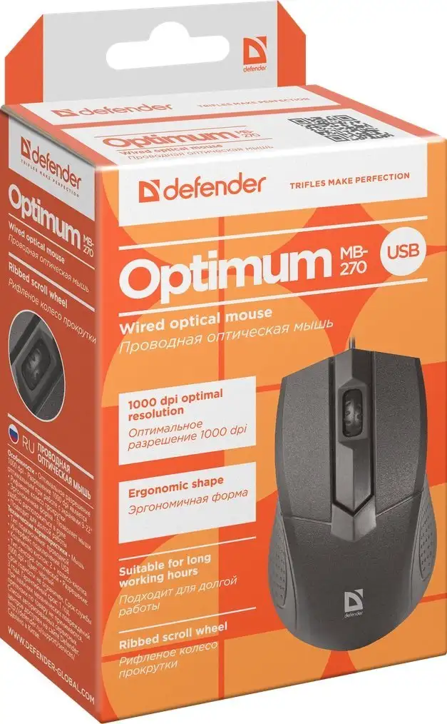 Мышь Defender Optimum MB-270 – фото товара