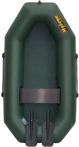 Гребная лодка Муссон S-190 с гребками (зеленый)