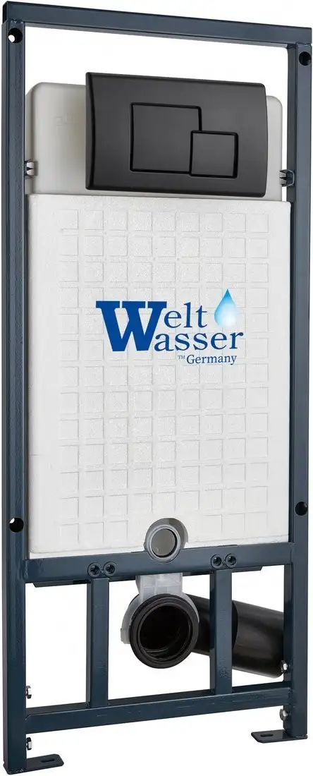 Унитаз подвесной WeltWasser Marberg 507 + Salzbach 043 GL-WT + Mar 507 SE MT-BL - фото товара