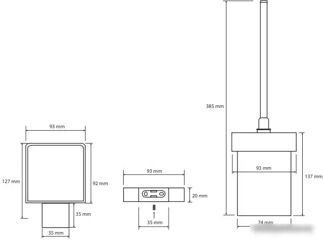 Ершик для унитаза Bemeta Nero 135013010 – фото товара