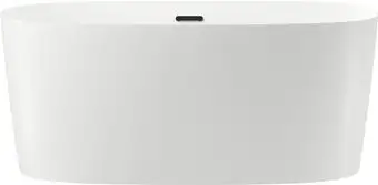 Ванна Wellsee C?lin 140x70 230201003 (отдельностоящая ванна белый глянец, экран, ножки, сифон-автомат матовый черный) - изображение в каталоге