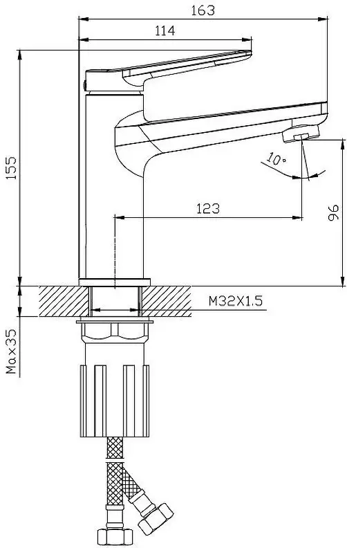 Смеситель Splenka S04.10.06 - фото товара