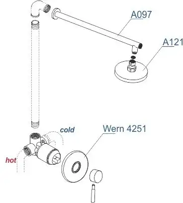 Душевая система Wasserkraft A12497 - фото товара
