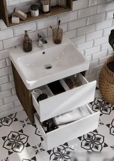 Мебель для ванных комнат Акватон Тумба под умывальник Сканди 55 1A251701SDZ90 – фото товара