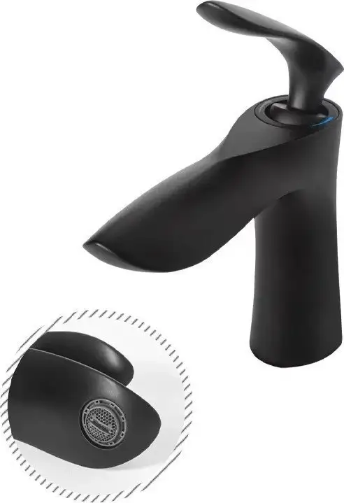 Смеситель Grocenberg GB2001 (черный матовый) - фото товара