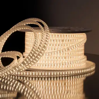 Светодиодная лента Elektrostandard 220V 18W 180Led 2835 двухрядная IP65 дневной белый a041110 – изображение в каталоге