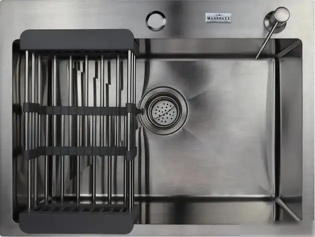 Кухонная мойка MARRBAXX C6045-R (стальной/нержавеющая сталь) - фото товара