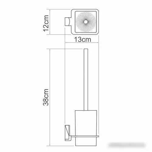 Ершик для унитаза Wasserkraft Exter K-5227 – фото товара