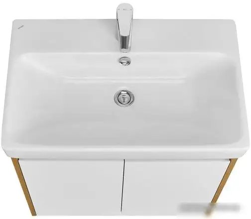 Акватон Тумба с умывальником Сканди Doors 70 1A2789K0SDZ90 (белый/дуб рустикальный) – фото товара