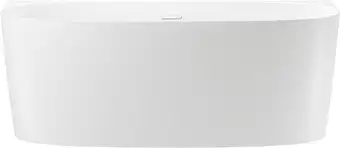 Ванна Wellsee Belle Spa 2.0 160x75 235801002 (пристенная ванна белый глянец, экран, ножки, сифон-автомат глянцевый белый) - изображение в каталоге