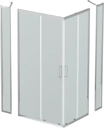 Душевой уголок BelBagno LUCE-AH-22-130/125-C-Cr - изображение в каталоге