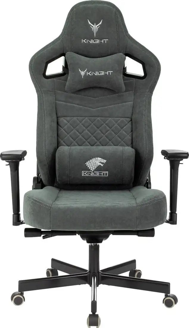 Игровое (геймерское) кресло Knight Hunter (серый Alfa 44) – фото товара