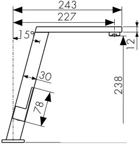 Смеситель Kaiser Vico 30144 (хром) - фото товара