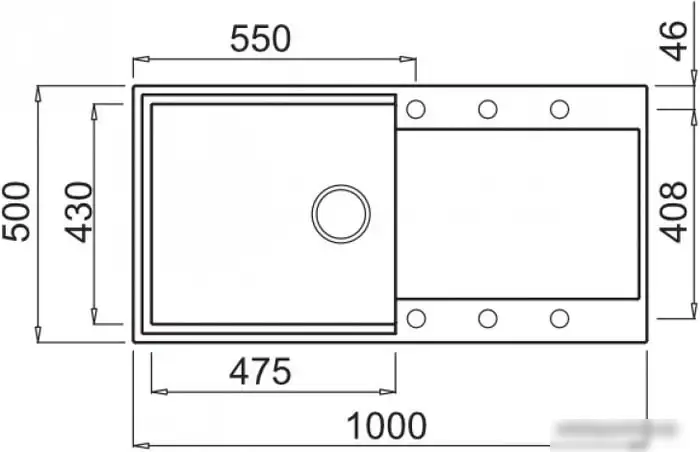Кухонная мойка Elleci Easy 480 Bianco Antico 62 - фото товара