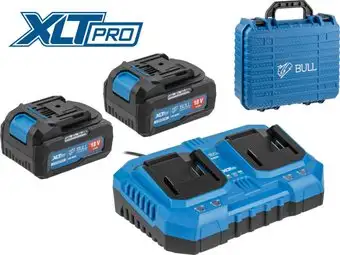 Аккумулятор с зарядным устройством Bull XLTpro 2329062 (18В/2x4 Ah + 18В) – изображение в каталоге