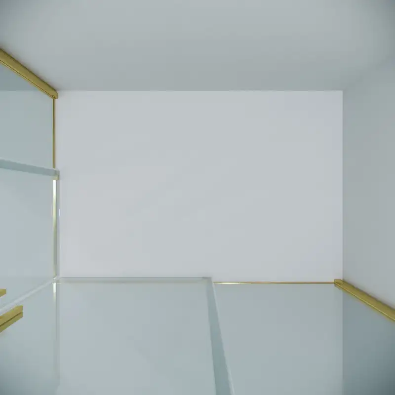 Душевой уголок Grossman Galaxy 120x70x195 300.K33.01.1270.32.00 (золото сатин/прозрачное стекло) - фото товара