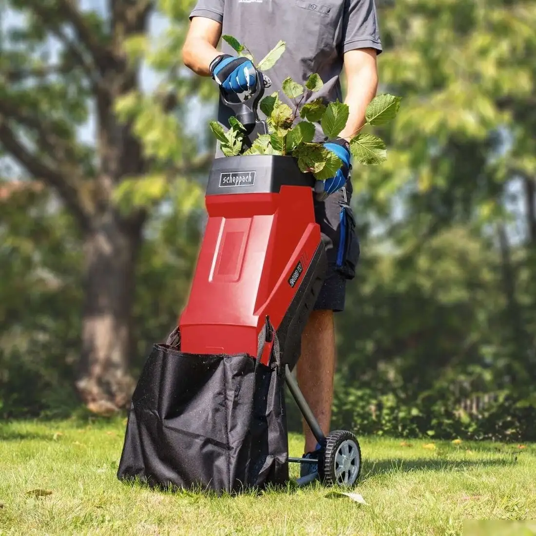 Садовый измельчитель Scheppach GS55 – фото товара