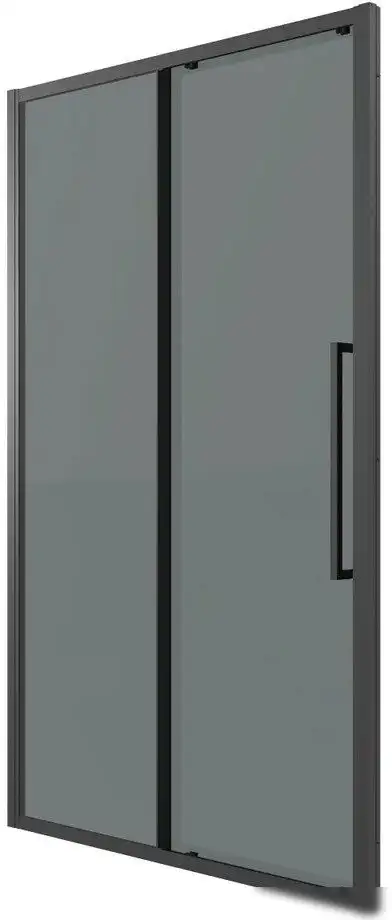 Душевая дверь Grossman Cosmo 130x195 100.K33.02.130.21.10 (черный матовый,стекло тонированное) - фото товара