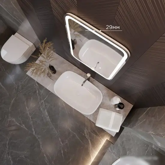 Mixline Зеркало Мальта-3 548625 (с подсветкой) – фото товара